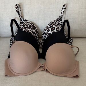 Leopard Print and Tan Women's Bra Set